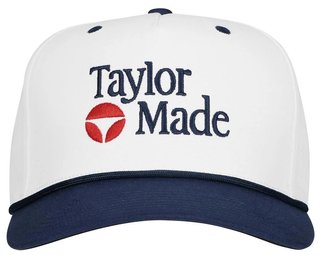 TaylorMade A-Frame Legacy Herren Cap, weiss/dunkelblau