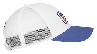 TaylorMade Radar Legacy Trucker Herren Cap, weiß/marineblau