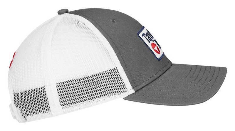 TaylorMade Radar Legacy Trucker Herren Cap, grau/weiß