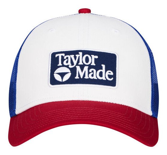 TaylorMade Radar Legacy Trucker Herren Cap, rot/weiß/blau