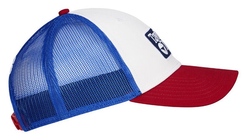 TaylorMade Radar Legacy Trucker Herren Cap, rot/weiß/blau