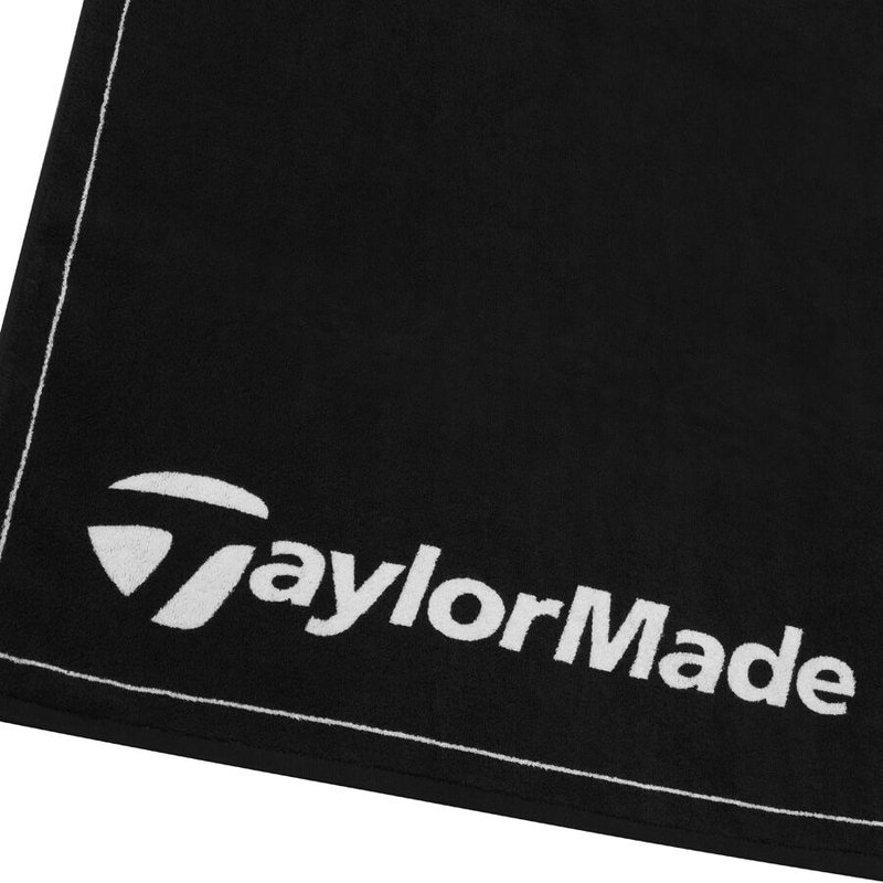 TaylorMade Tour Towel Golfhandtuch, schwarz