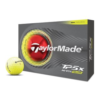 TaylorMade TP5x Golfbälle, gelb