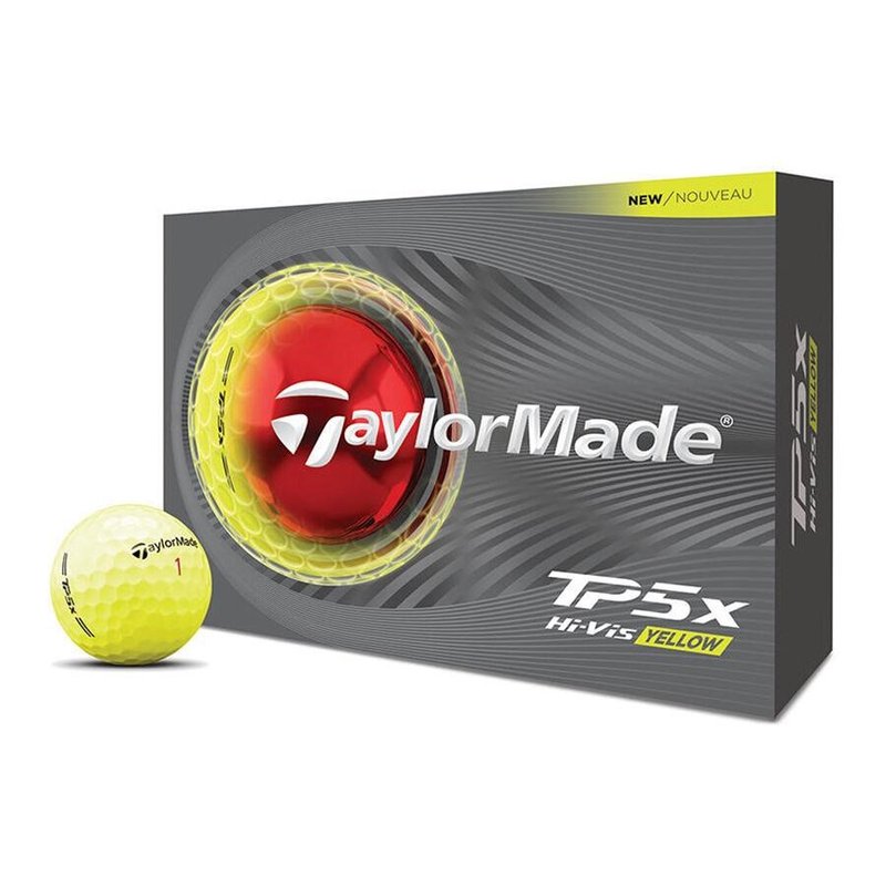 TaylorMade TP5x Golfbälle, gelb