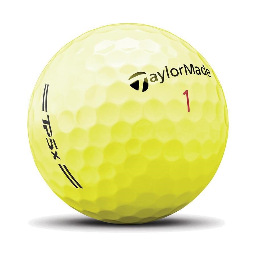 TaylorMade TP5x Golfbälle, gelb