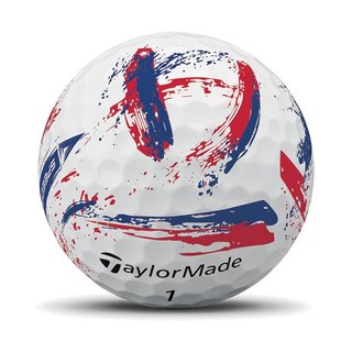 TaylorMade SpeedSoft Ink Blue/Red Golfbälle