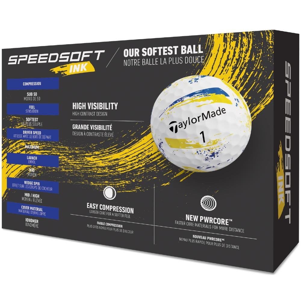 TaylorMade SpeedSoft Ink Golfbälle