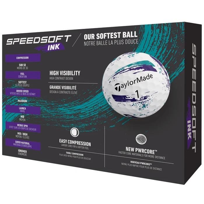 TaylorMade SpeedSoft Ink Golfbälle