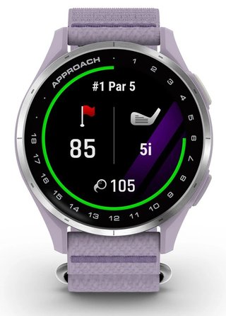 Garmin Approach J1 Kinder-Smartwatch, lilac/silver aluminium