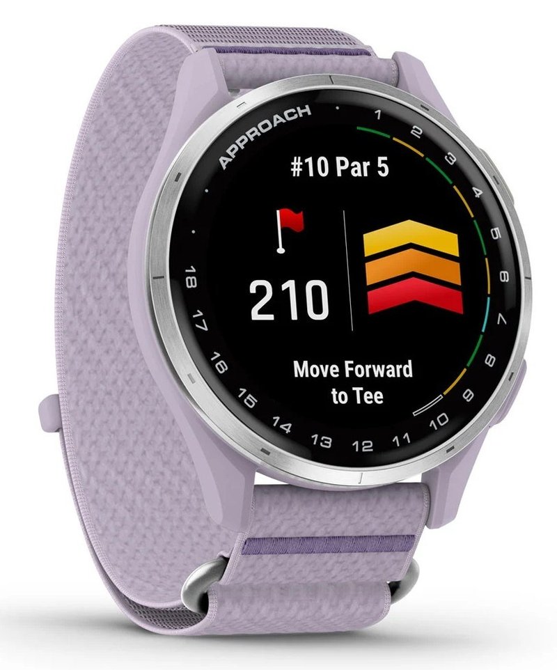 Garmin Approach J1 Kinder-Smartwatch, lilac/silver aluminium