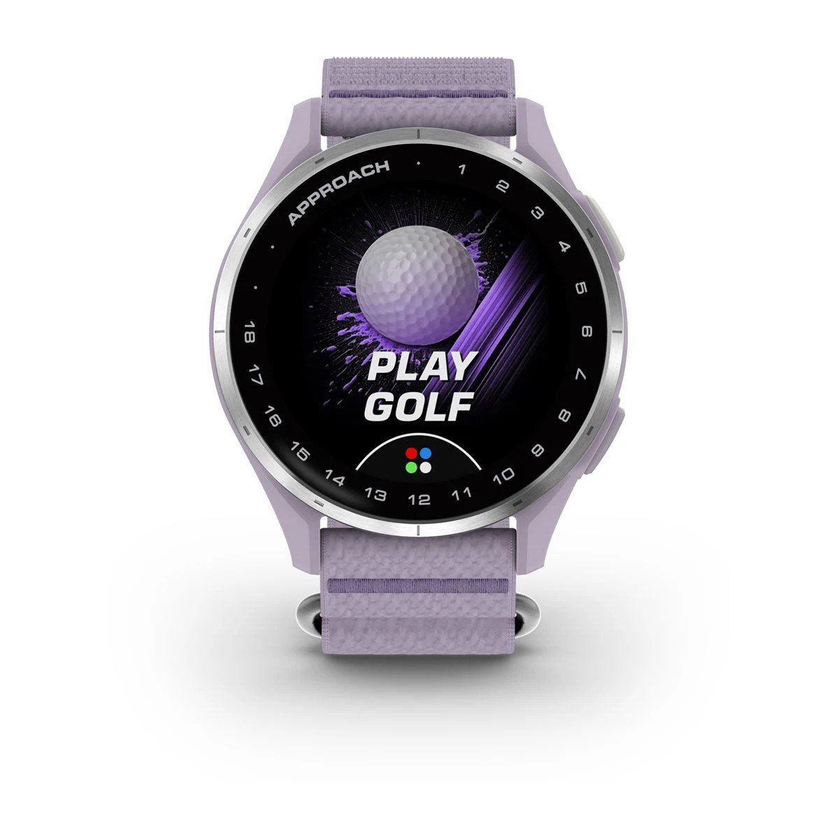Garmin Approach J1 Kinder-Smartwatch, lilac/silver aluminium