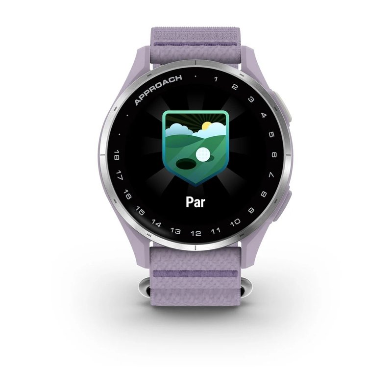 Garmin Approach J1 Kinder-Smartwatch, lilac/silver aluminium