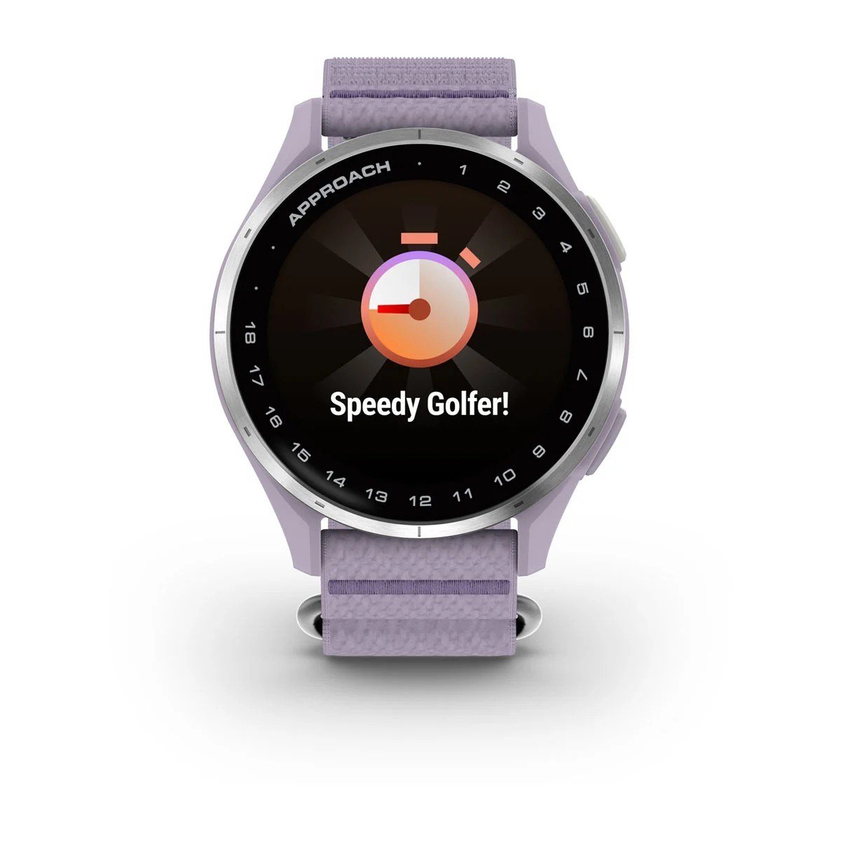 Garmin Approach J1 Kinder-Smartwatch, lilac/silver aluminium