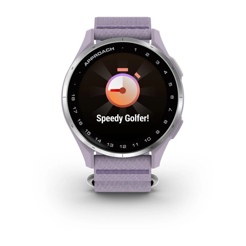 Garmin Approach J1 Kinder-Smartwatch, lilac/silver aluminium