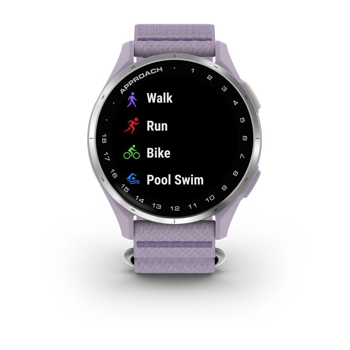 Garmin Approach J1 Kinder-Smartwatch, lilac/silver aluminium
