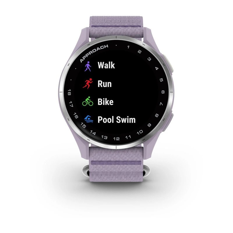 Garmin Approach J1 Kinder-Smartwatch, lilac/silver aluminium