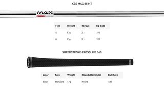 TaylorMade Qi Max Herren Eisen, Stahl