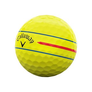Callaway Chrome Soft 360 Triple Track Golfbälle, gelb