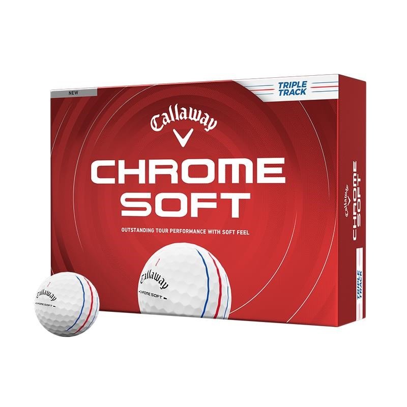 Callaway Chrome Soft Triple Track Golfbälle