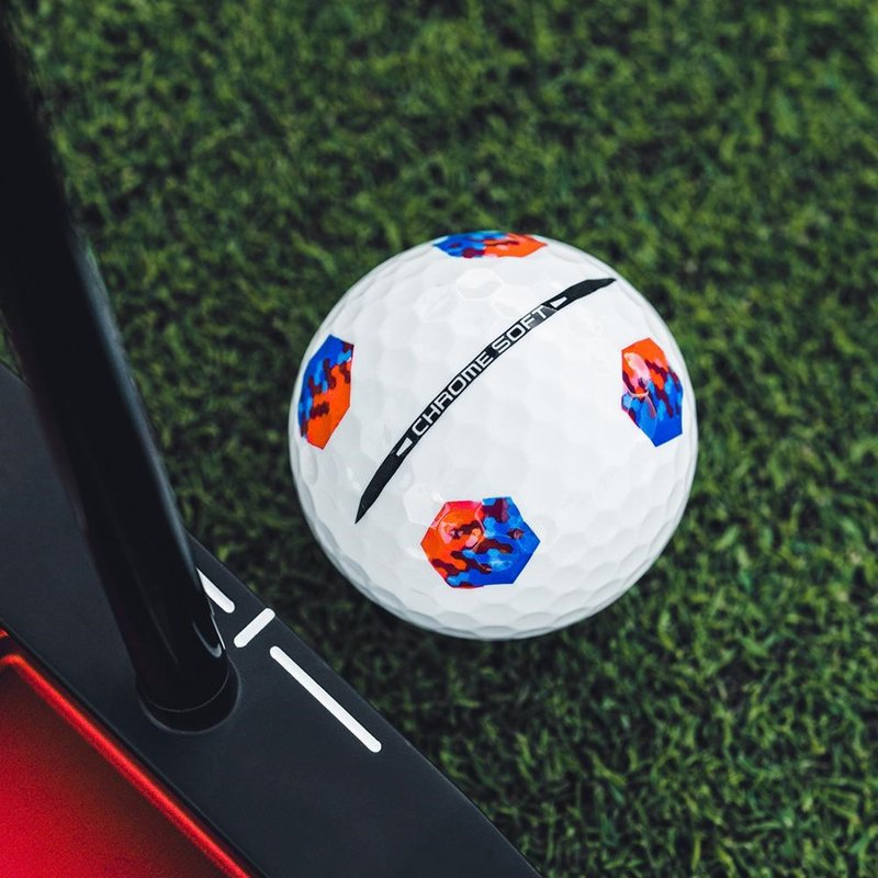 Callaway Chrome Soft TruTrack Blue/Red Golfbälle