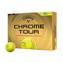 Callaway Chrome Tour Triple Track Golfbälle, gelb