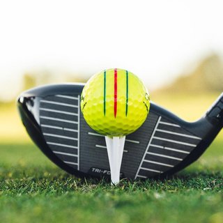 Callaway Chrome Tour Triple Track Golfbälle, gelb