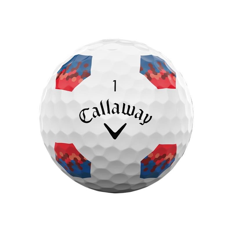 Callaway Chrome Tour TruTrack Blue/Red Golfbälle
