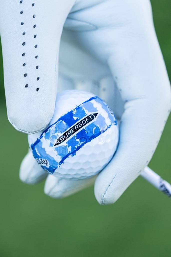 LIMITED - Callaway Supersoft Golfbälle, DISTRESSED BLUE STRIPE