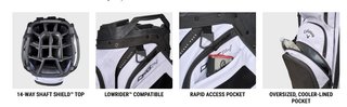 Callaway ORG 14 HD cart bag, fluoreszierendes Gelb