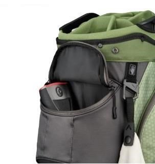 Callaway Chase 14 Cartbag, steel grau/rot