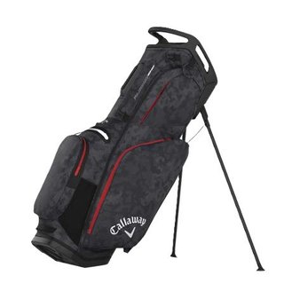 Callaway Fairway 14HD Standbag, schwarz camo/rot