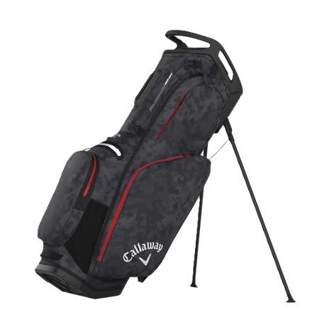 Callaway Fairway 14HD Standbag, schwarz camo/rot