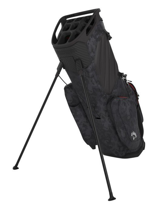 Callaway Fairway 14HD Standbag, schwarz camo/rot