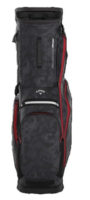 Callaway Fairway 14HD Standbag, schwarz camo/rot
