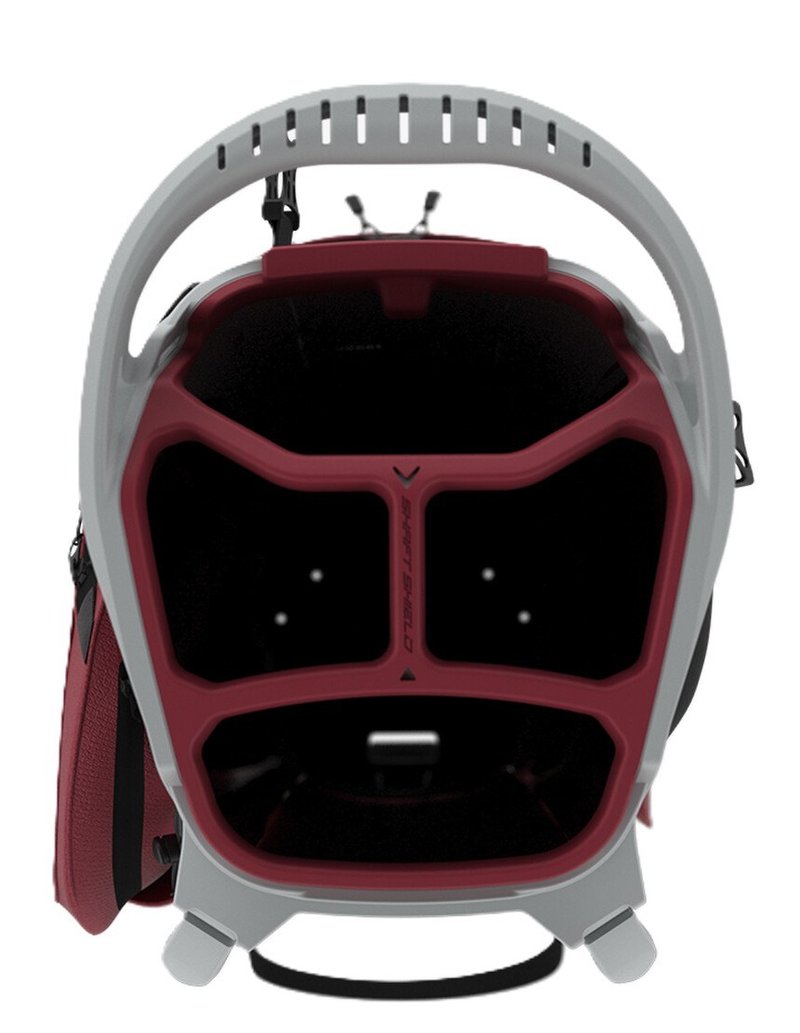 Callaway Fairway C Standbag, silber/cardinal