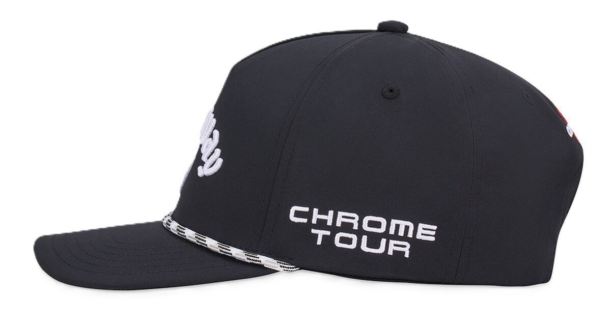 Callaway Tour Authentic Performance Pro Rope Herren Cap, schwarz