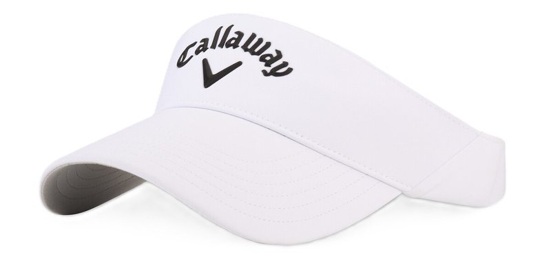 Callaway Liquid Metal Herren Visor, weiss/schwarz