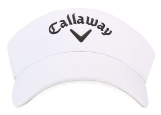 Callaway Liquid Metal Herren Visor, weiss/schwarz