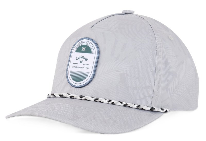 Callaway Birdie Brigade Herren Cap, grey palm/breeeze