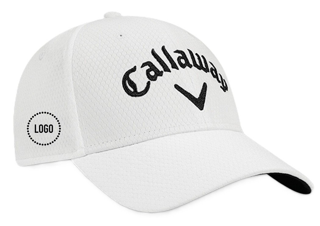 Callaway Performance Side Crest Structured logo Cap, weiss