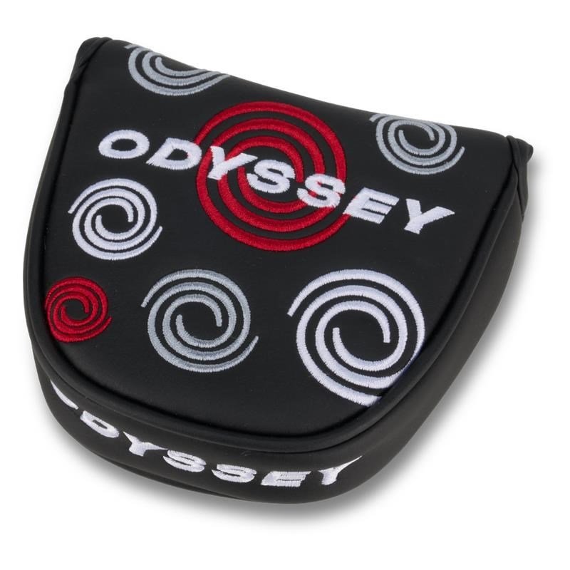 Odyssey Swirl Mallet putter Headcover, schwarz
