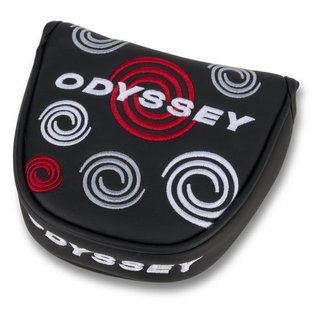 Odyssey Swirl Mallet putter Headcover, schwarz