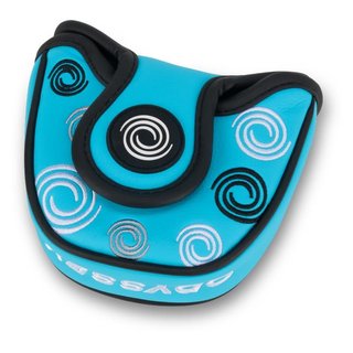 Odyssey Swirl Mallet Putter Headcover, blau