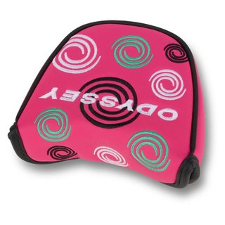 Odyssey Swirl Mallet Putter Headcover, rosa