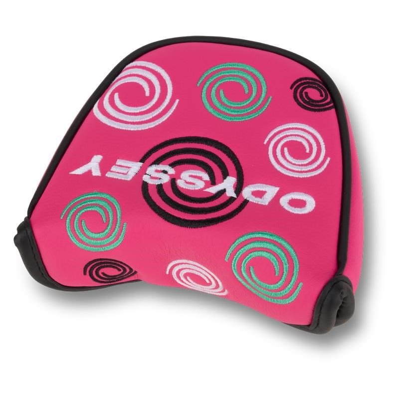 Odyssey Swirl Mallet Putter Headcover, rosa