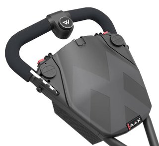 Big Max e-TI Elektrotrolley + Akku und Ladegerät, schwarz + Batterie, Ladegerät, 27+ Batterien