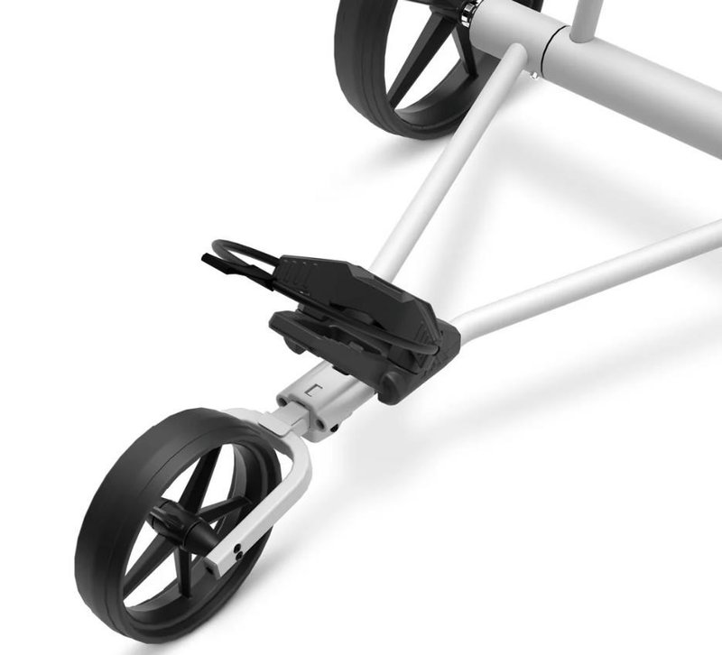 Big Max e-TI Elektrotrolley + Akku und Ladegerät, grau + Batterie, Ladegerät, 27+ Batterien