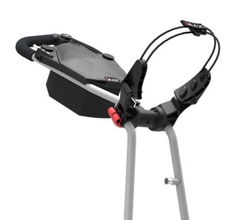 Big Max e-TI Elektrotrolley + Akku und Ladegerät, grau + Batterie, Ladegerät, 27+ Batterien