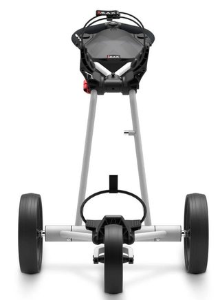 Big Max e-TI Elektrotrolley + Akku und Ladegerät, grau + Batterie, Ladegerät, 27+ Batterien