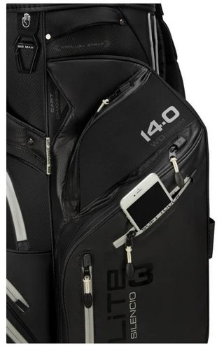 Big Max Dri Lite Silencio 3 Cartbag, schwarz